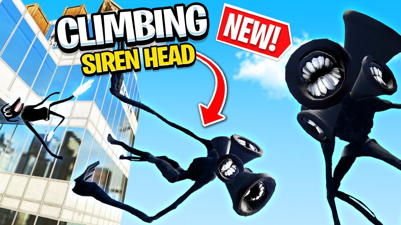 DARK SIREN HEAD CAN... CLIMB?! (Garry's Mod Sandbox) | JustJoeKing