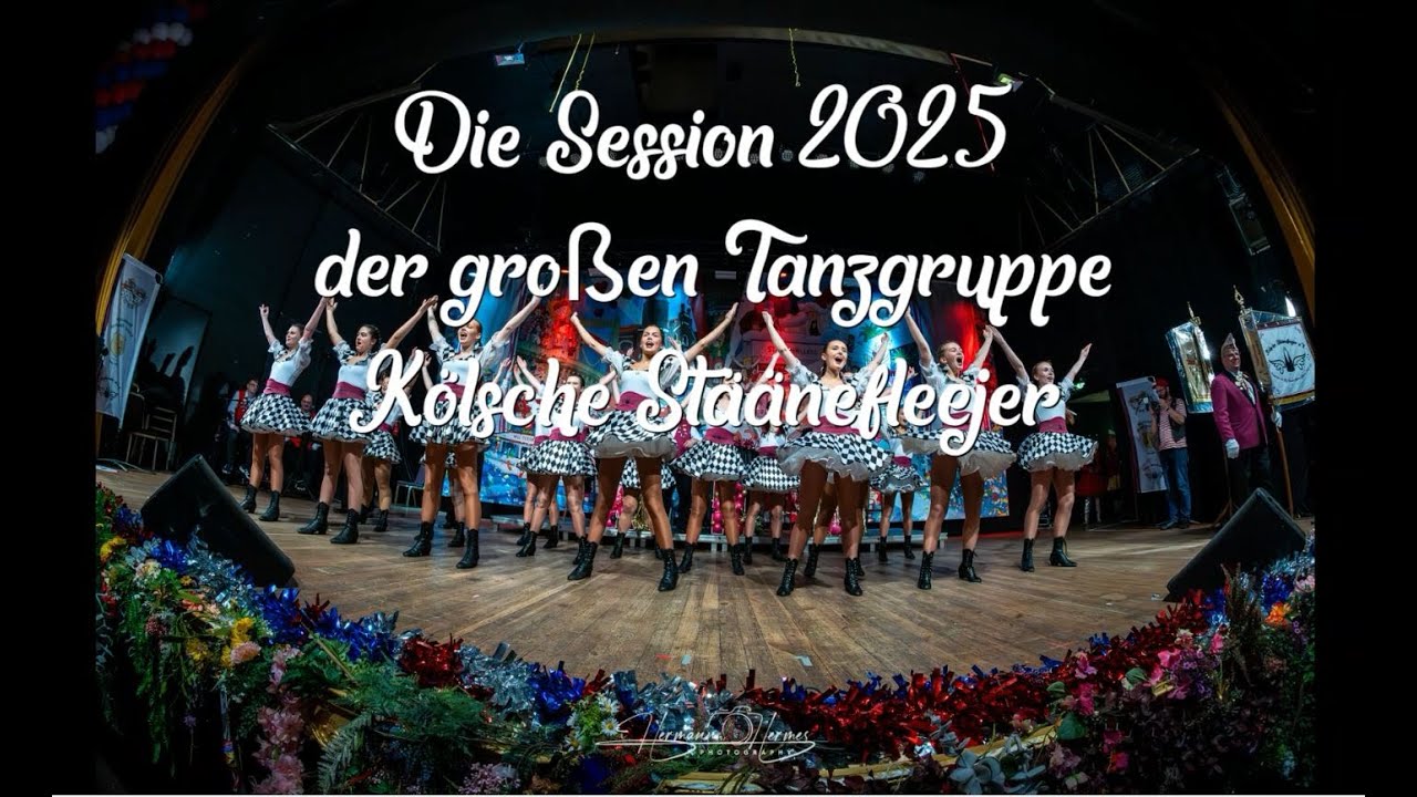 Die Session 2025 der großen Tanzgruppe Kölsche Stäänefleejer