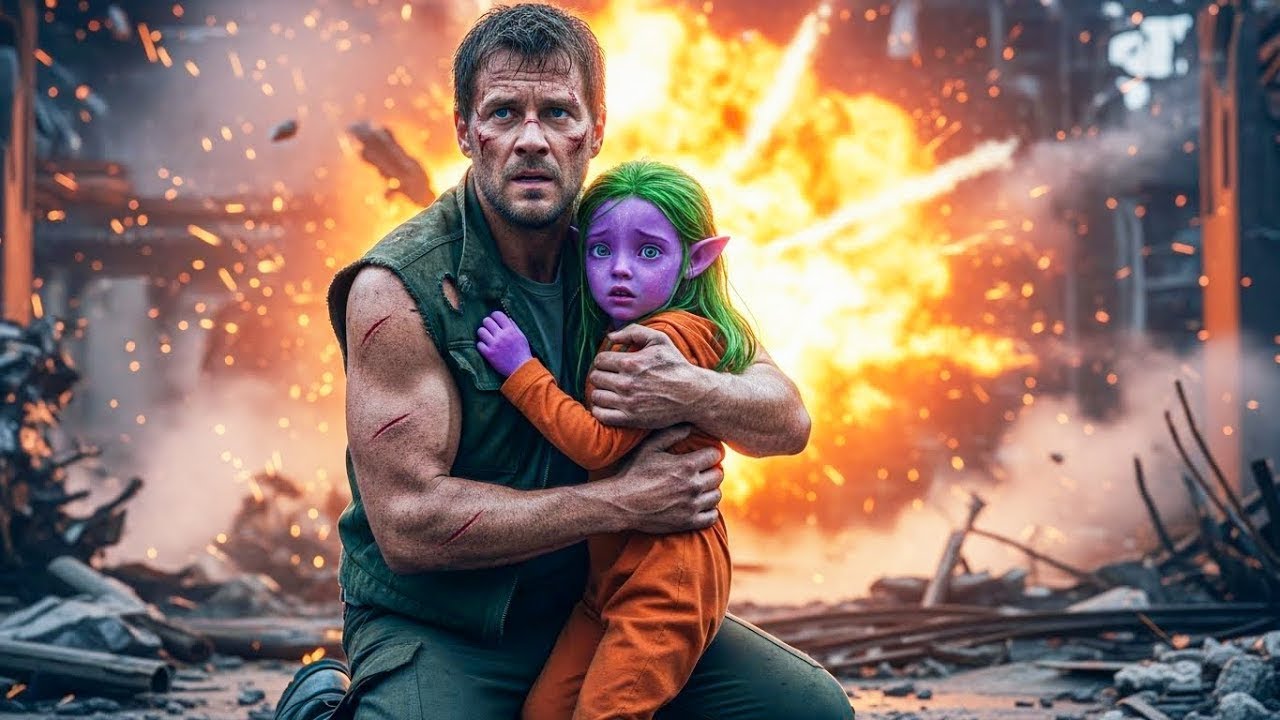 He Took Shrapnel to Save a Terrified Alien Girl—What He Saw When He Woke Up Changed Everything! H
