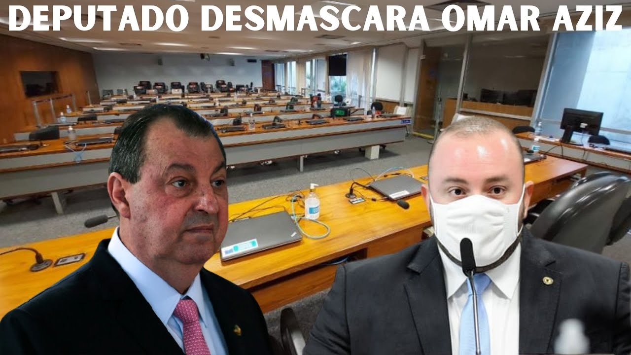 MEU BRASIL   RELATOR DA CPI DO AMAZONAS, FAUSTO JUNIOR, AFRONTA OMAR AZIZ NA CPI DA PANDEMIA
