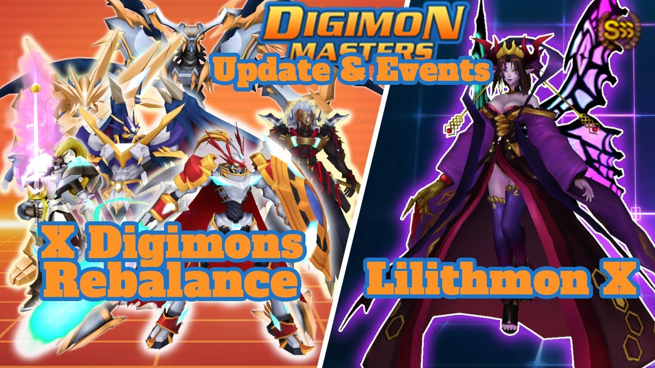 DMO Update & Events : X Digimons Rebalance & Lilithmon X - Digimon Masters Online GDMO Update