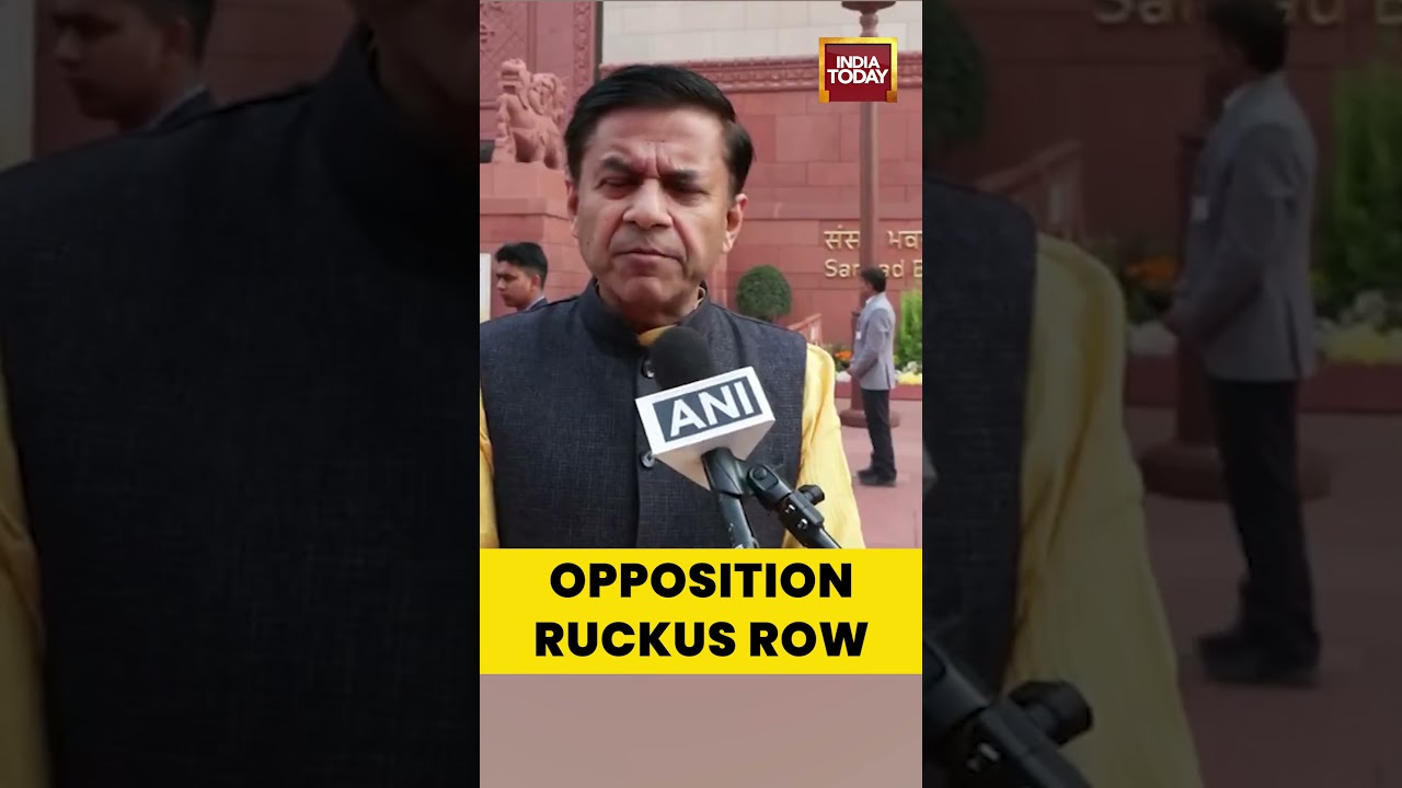 BJP&rsquo;s Shashank Mani Tripathi hits out at Opposition over Parliament ruckus, cites Bihar victory
