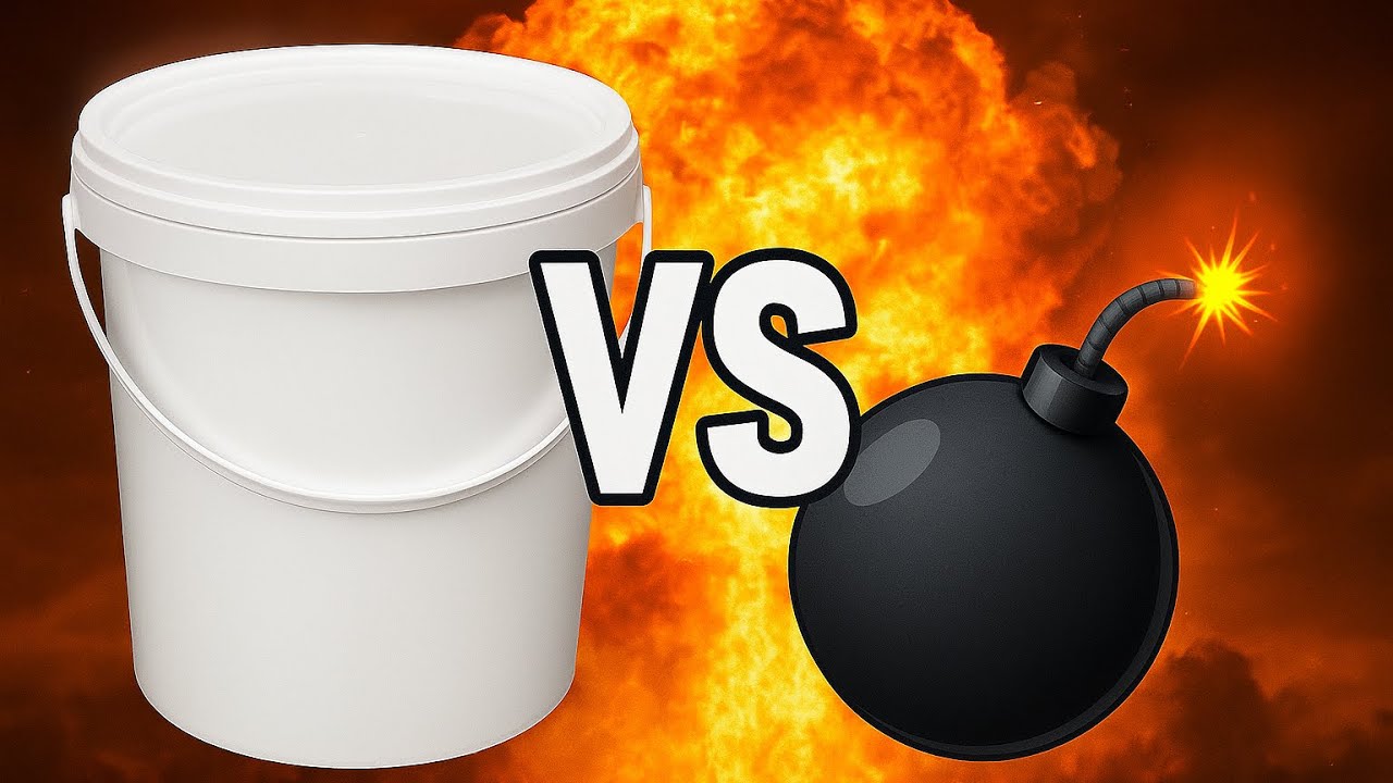 Diwali Special 🎆 Plastic Bucket vs Sutli Bomb Experiment&rdquo;❤️(20 days challenges video #1)