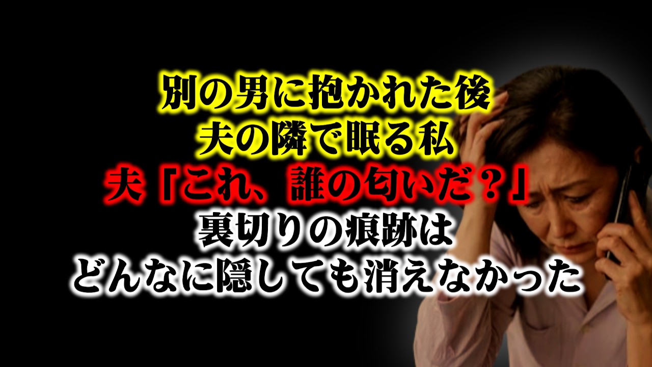 【離婚】別の男に抱かれた直後、夫の隣で眠る私…「これ、誰の匂いだ？」低い声で囁かれた瞬間、私は凍りつく…裏切りの痕跡はどんなに隠しても消えなかった…そして私の人生は破滅へ向かった…【シタ妻】