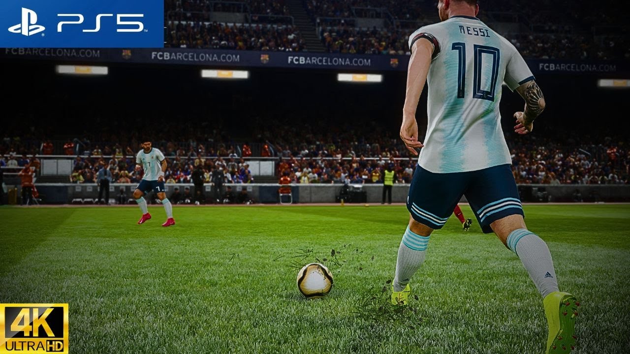 Pro Evolution Soccer 2019 (PS5) - Argentina vs France [4K 60 FPS HDR] - Gameplay
