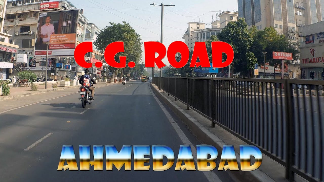4K Ahmedabad Drive CG. Road | Pragati Nagar #ahmedabad #cgroad