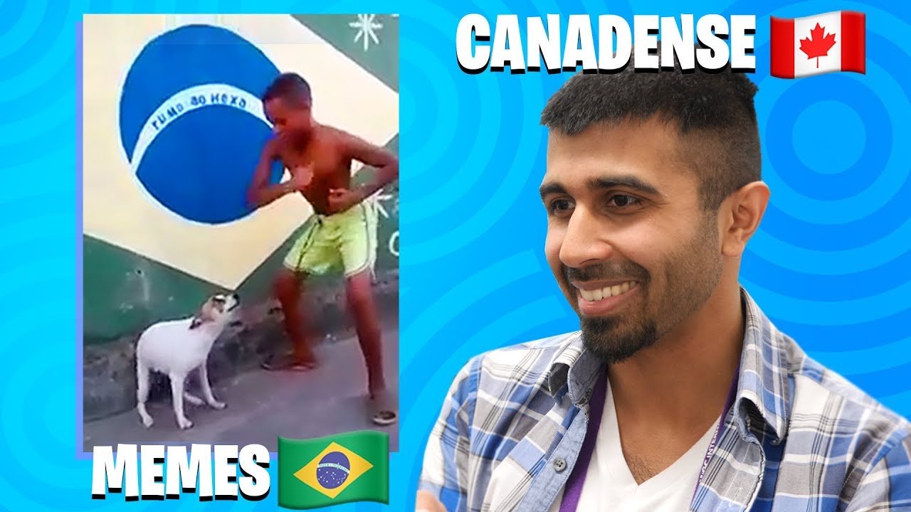 PROFESSOR CANADENSE REAGINDO A MEMES BRASILEIROS 🇧🇷🇨🇦