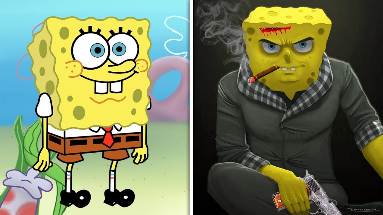 Cartoon Characters as VILLAINS! ( New EVIL Cartoons )