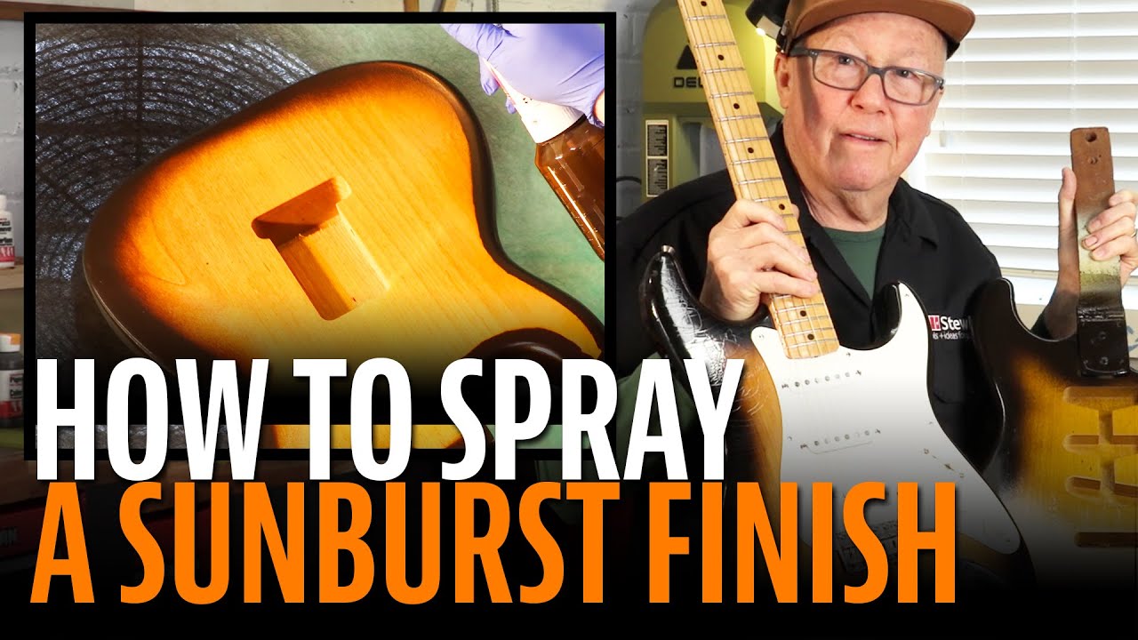 How to mix colors for a Fender 2-tone sunburst