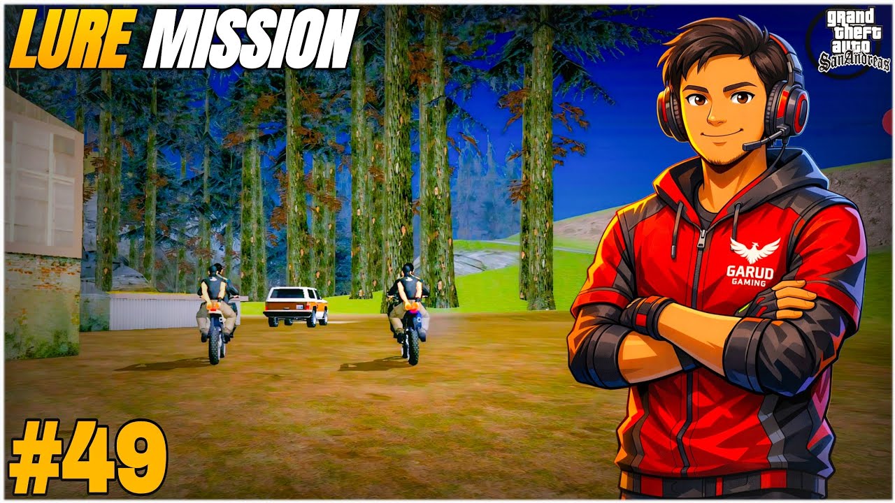 GTA San Andreas Lure Mission 😈 | CJ Bana Decoy Aur Chinese Gang Phas Gayi 😂 | Gameplay #49