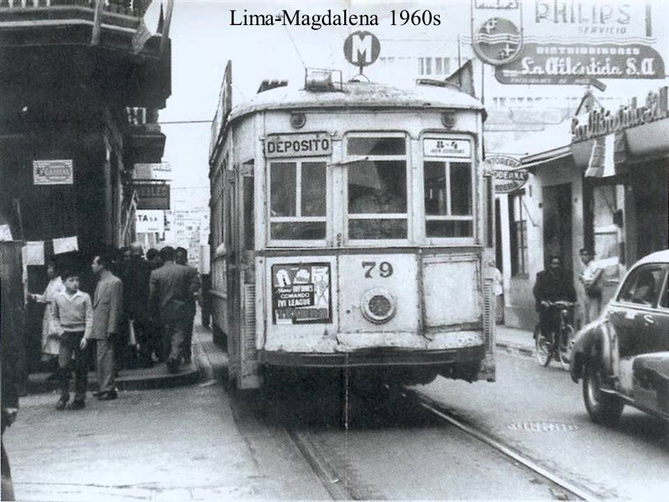 Tranvías en Lima