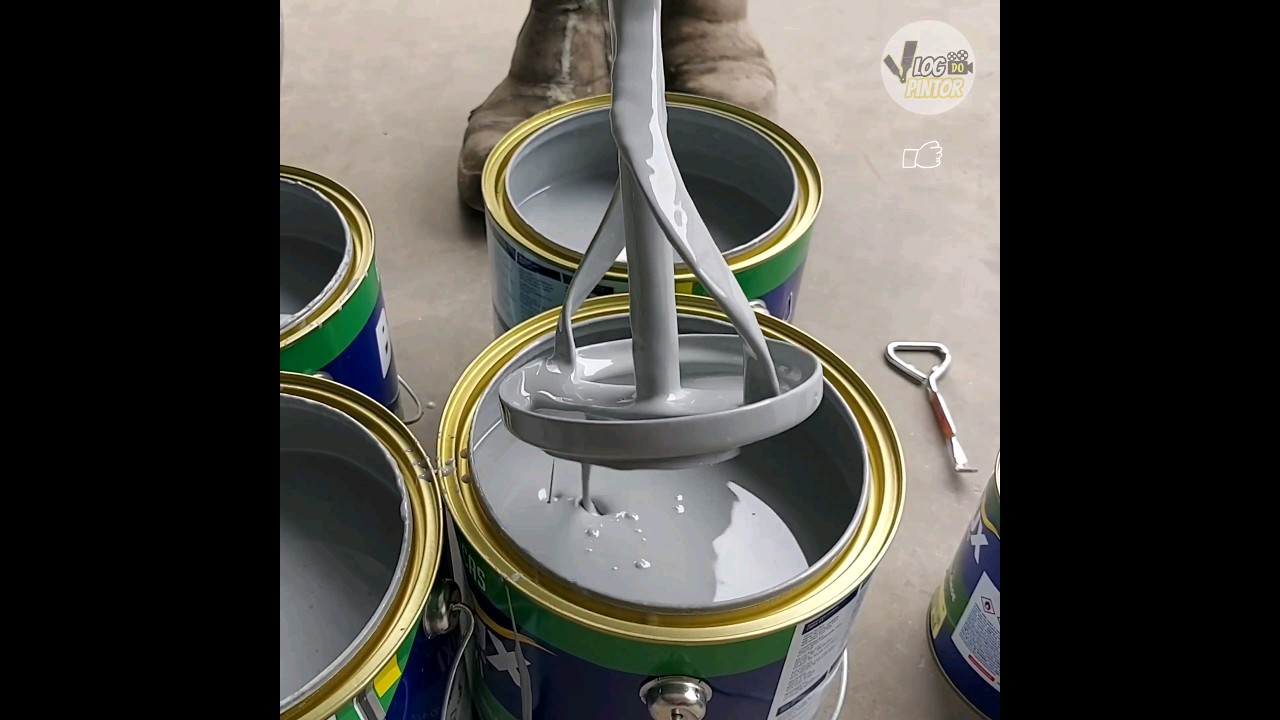 Fundo Primer Epóxi #tintapiso #tintaepoxi #airless #pintura #forte #shorts