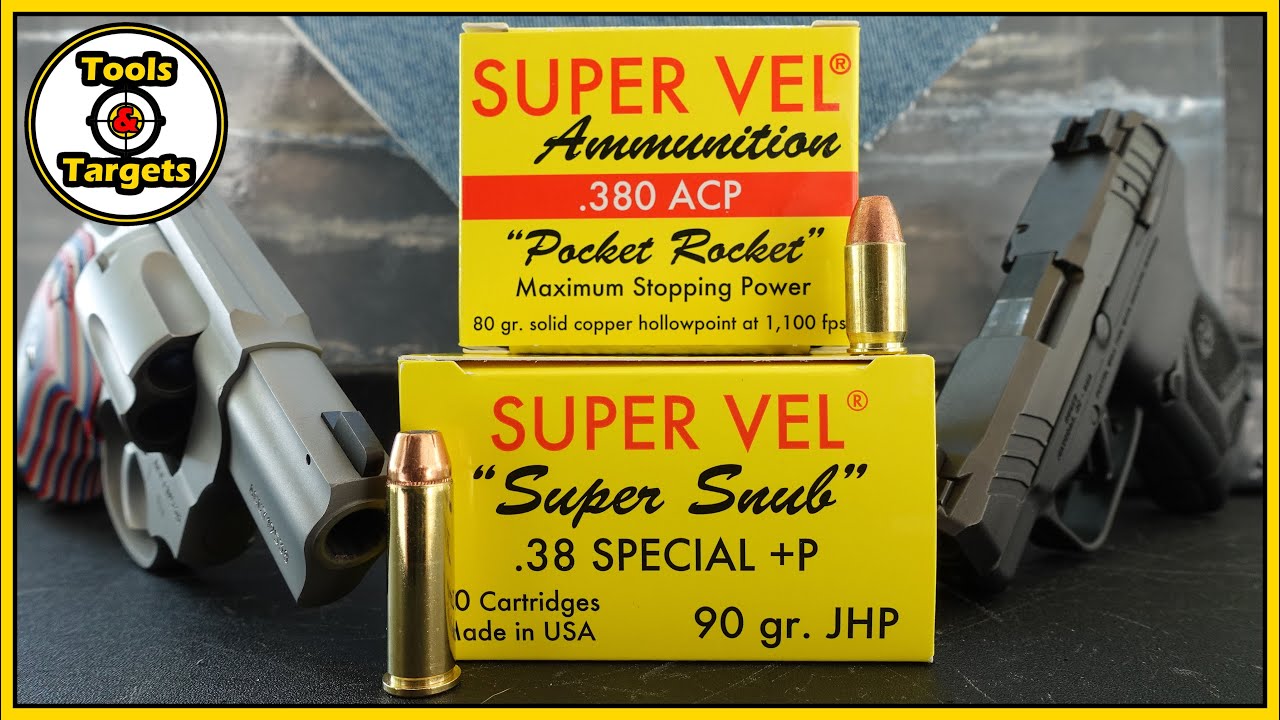 Pocket Rocket vs Super Snub!...Super Vel .380 & .38 Special +P Self-Defense AMMO Test!