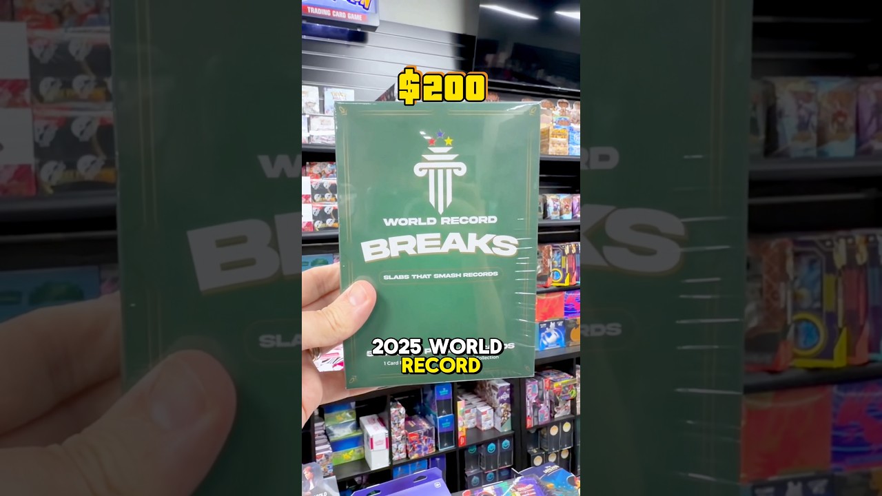 2025 WORLD RECORD Breaks Pok&eacute;mon Mystery Box In 2026 😯📈