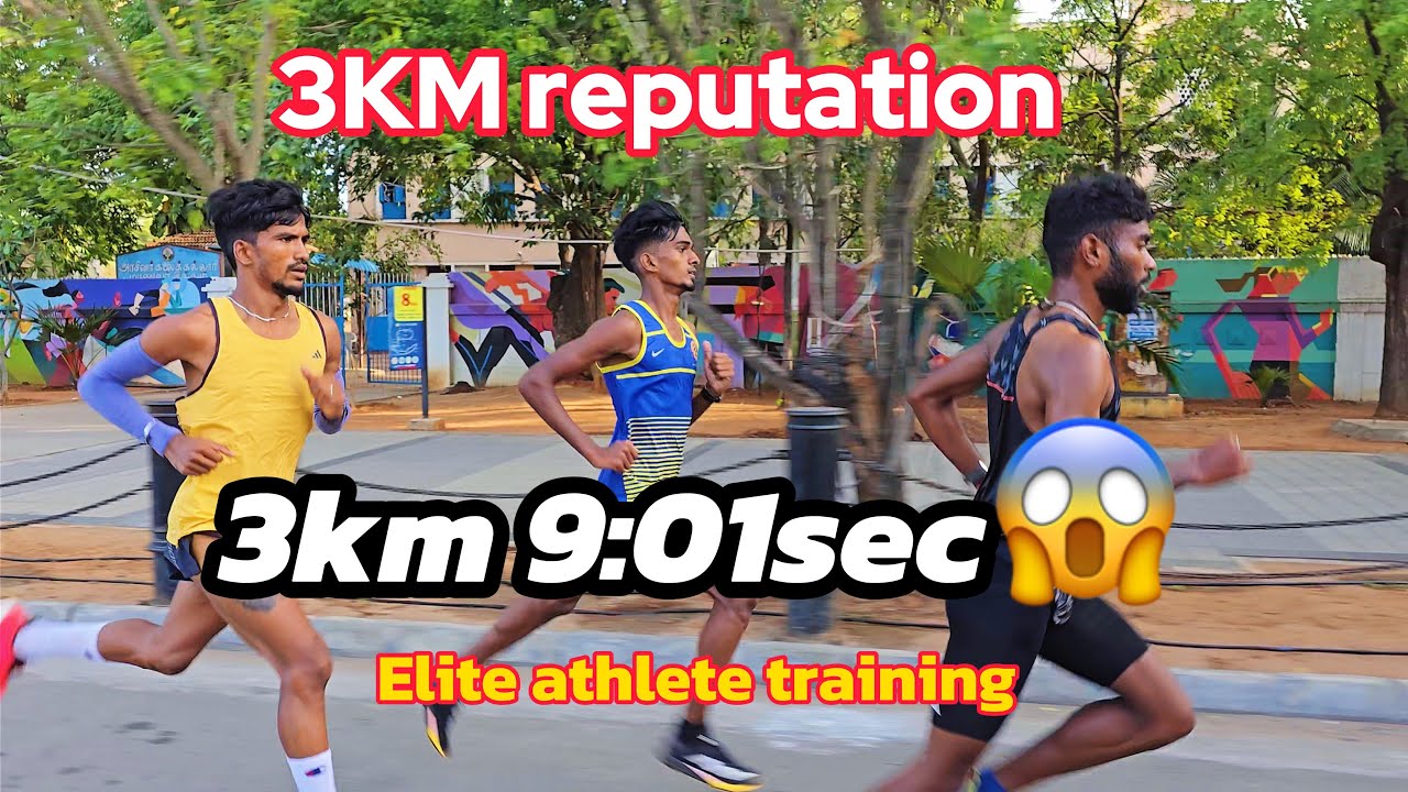3000M workout of Elite Athlete training | pace + Endurance Training 