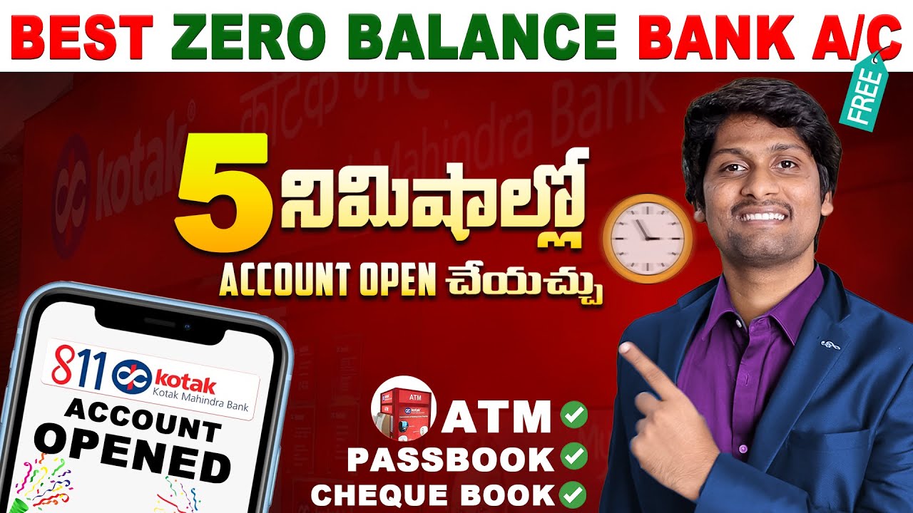Zero Balance Kotak 811 Account Opening Online