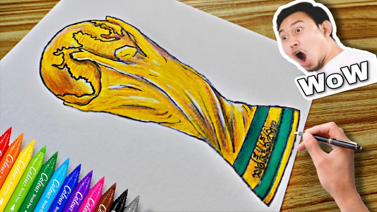 FIFA World Cup Trophy Drawing | FIFA WORLD CUP 2026 DRAWING