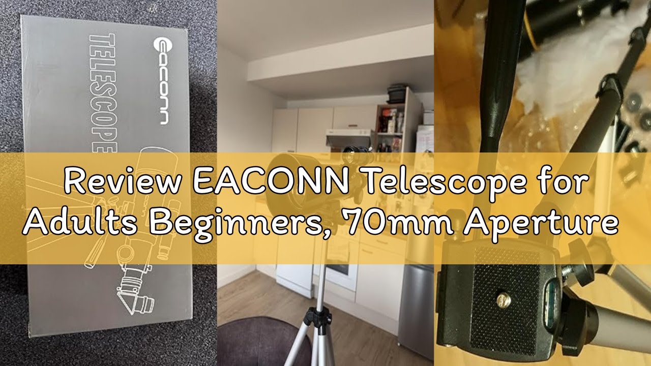 Review EACONN Telescope for Adults Beginners, 70mm Aperture 400mm AZ Mount Fully Multi-Coated Optics
