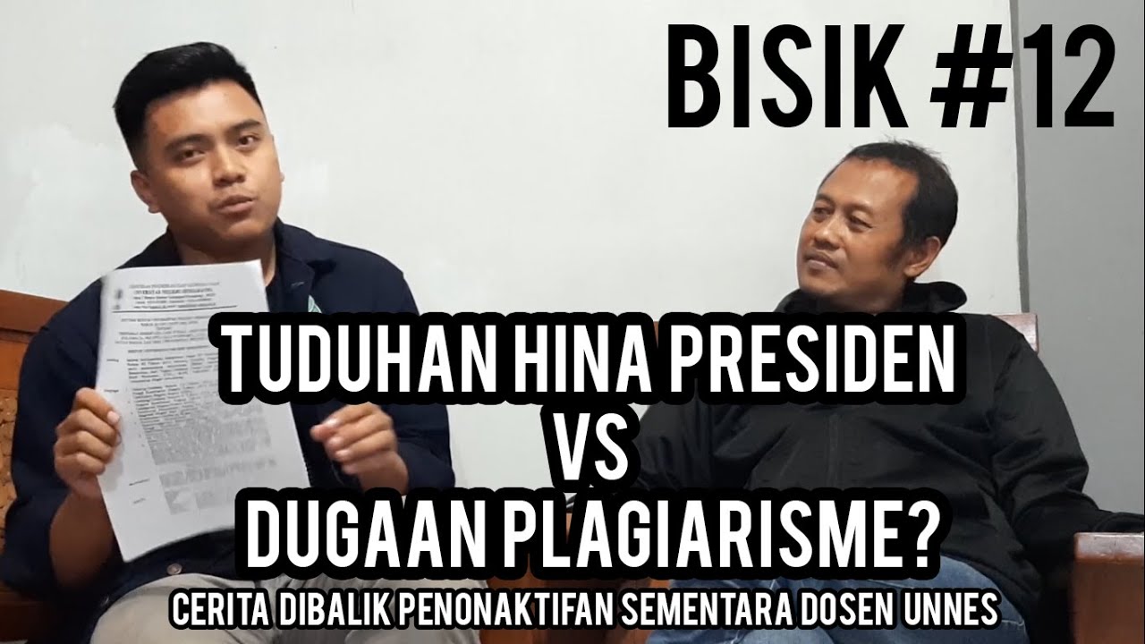 BISIK eps. 12 w/ Pak Sucipto - MISTERI PEMBERHENTIAN SEMENTARA DOSEN UNNES