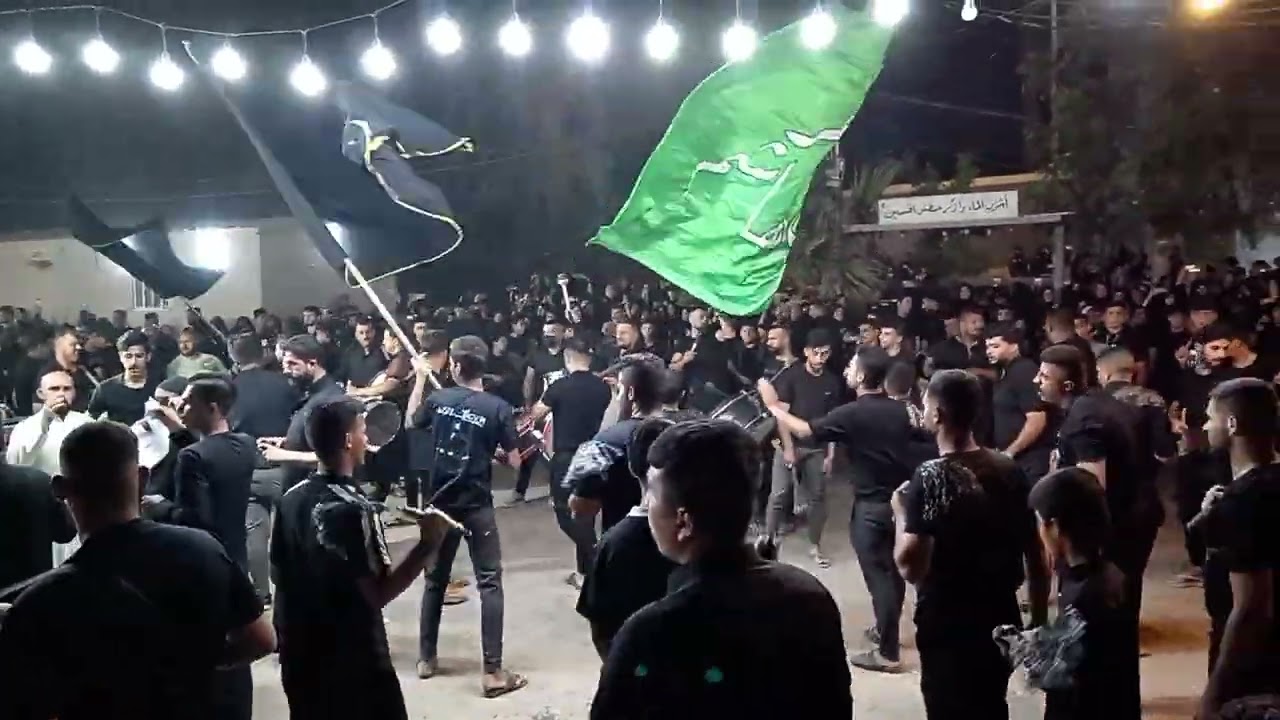 نزول موكب عزاء زنجيل انصار الحجة في ليلة الإمام القاسم ( ع ) || قرية العواشق || محرم 1447 هجري