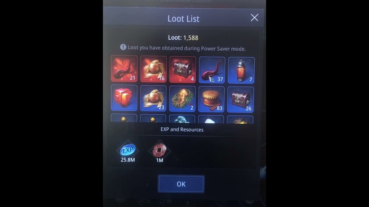 Mir4 - Afk Grind Results 😁