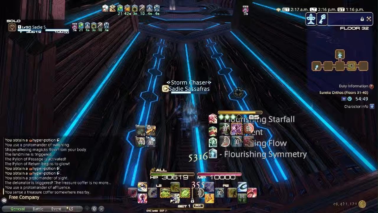 Dancer Eureka Orthos Score Run Floor 31-40 | EO DNC Scoring Solo Deep Dungeon