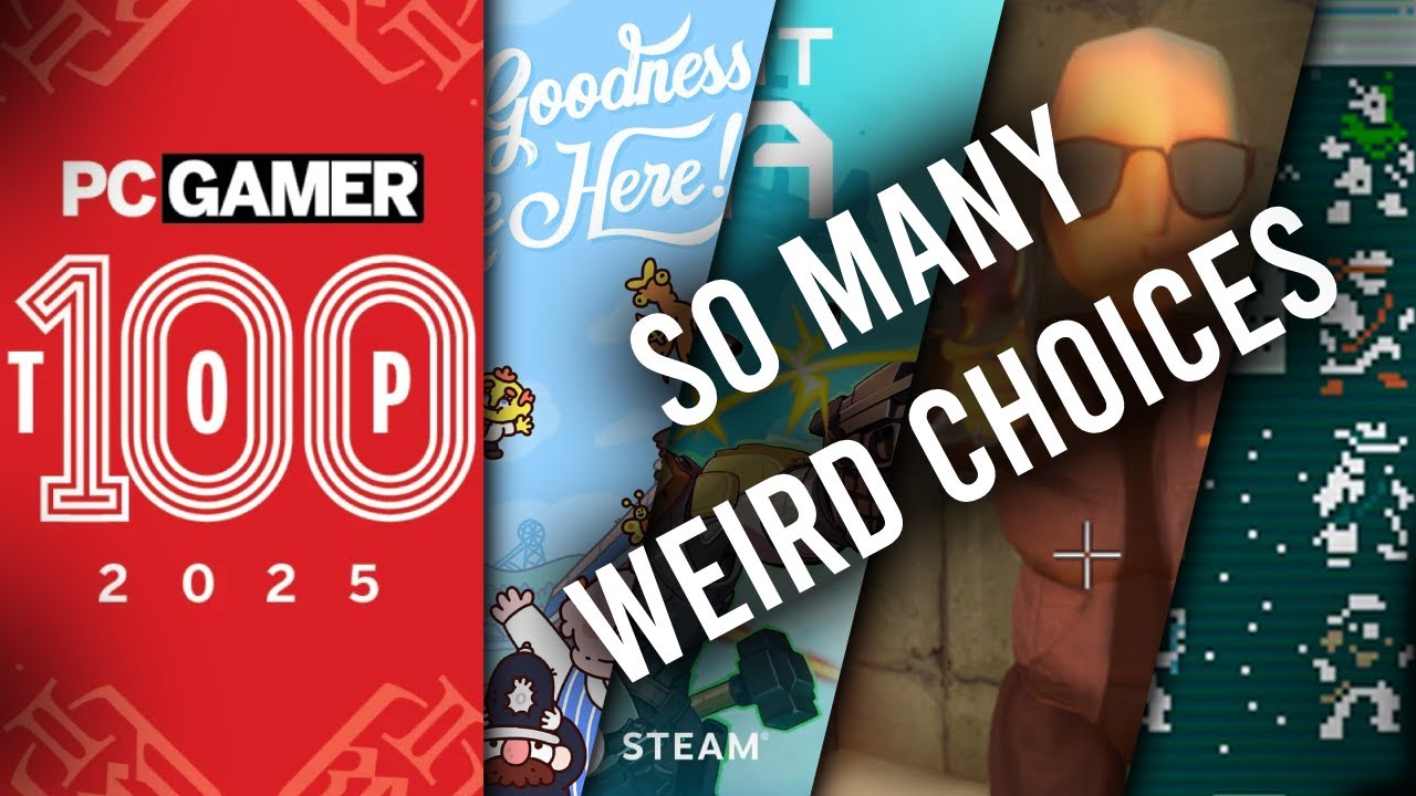 Going Over PC Gamer's top 100 Video Games of 2025 (+ McDonald's Tier List)