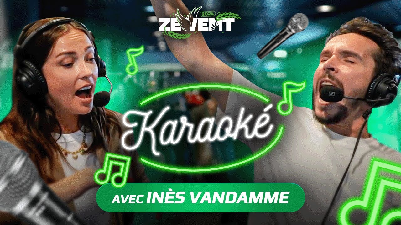 Karaoké avec Inès Vandamne au #ZEVENT2024... et des surprises !