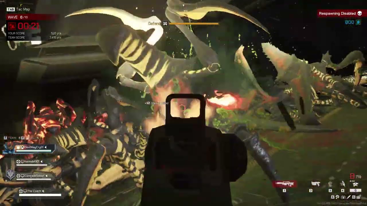 fighting for my life Starship Troopers