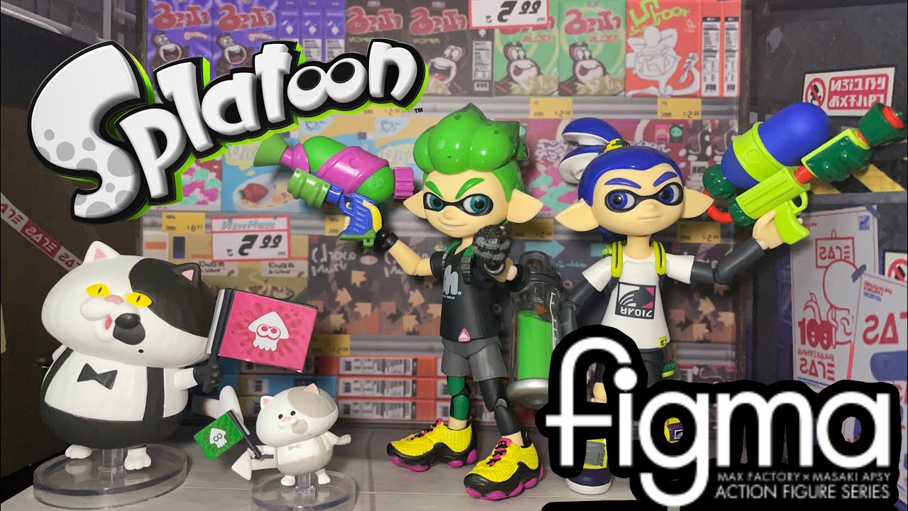 Figma Splatoon Inkling Boy DX Edition Review/Unboxing