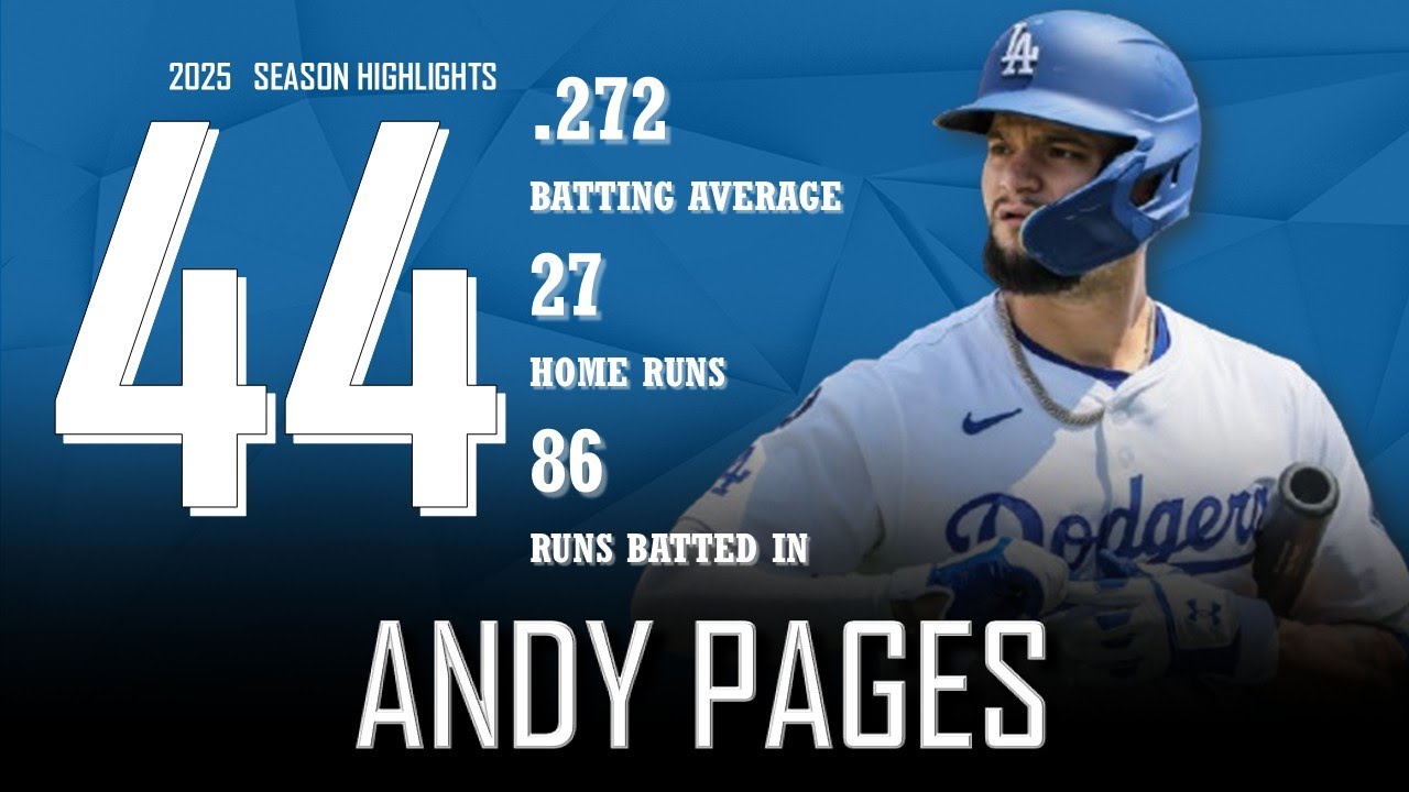Andy Pages || 2025 Los Angeles Dodgers Highlights