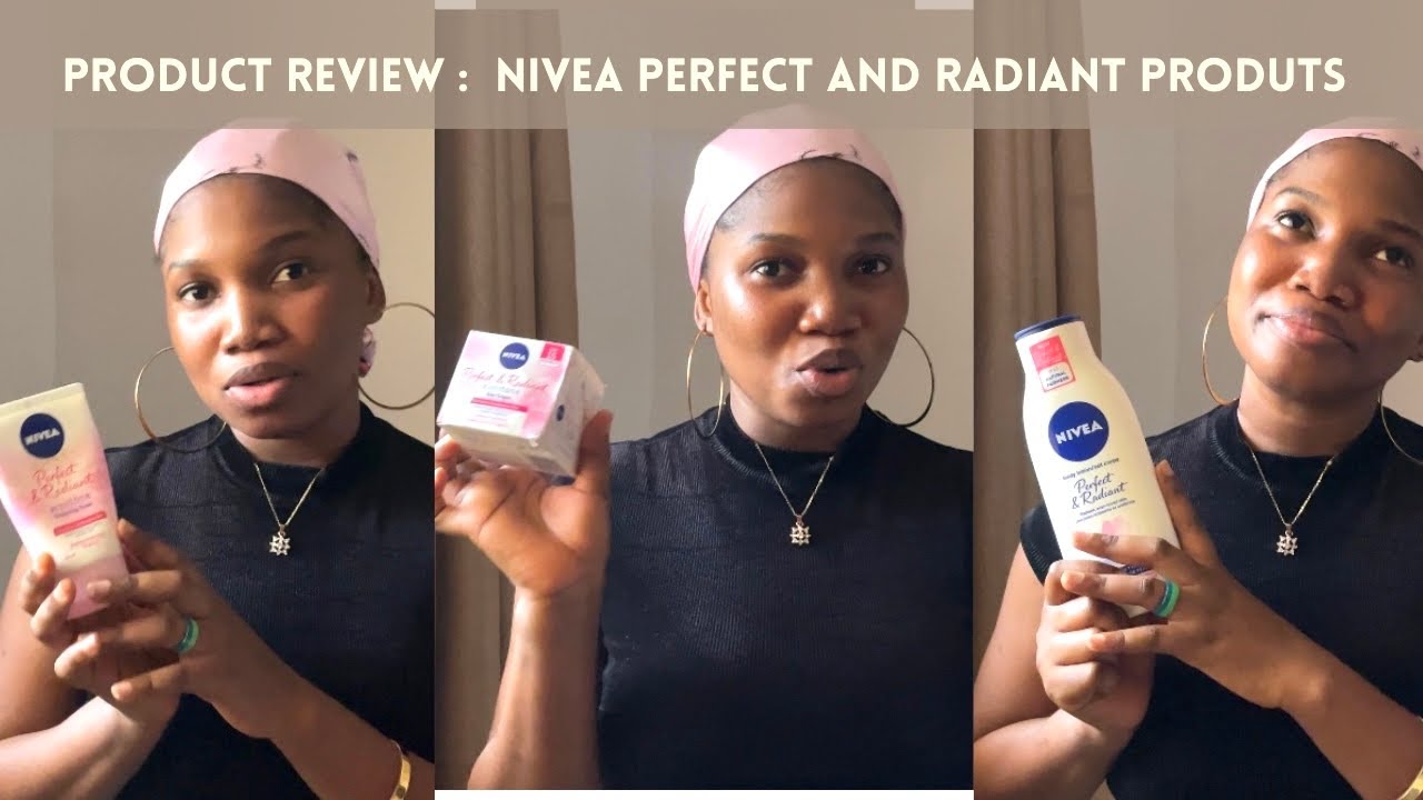 Product review: Nivea perfect & radiant+face cream+cleansing foam. Why it makes you dark #nivea