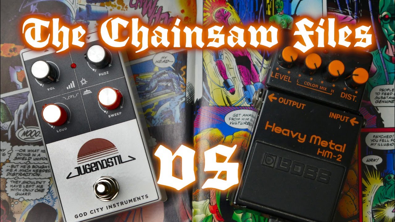 The Chainsaw Files - God City Instruments GCI Jugendstil vs Boss HM-2 clone comparison