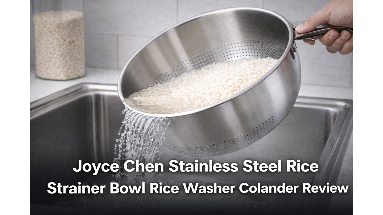 🍚 Joyce Chen Stainless Steel Rice Strainer Bowl Rice Washer Colander Review 🍽️