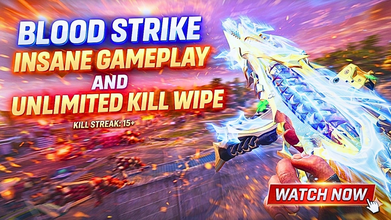 BLOOD STRIKE LIVE | Insane Gameplay & Unlimited Kill Wipe 😈