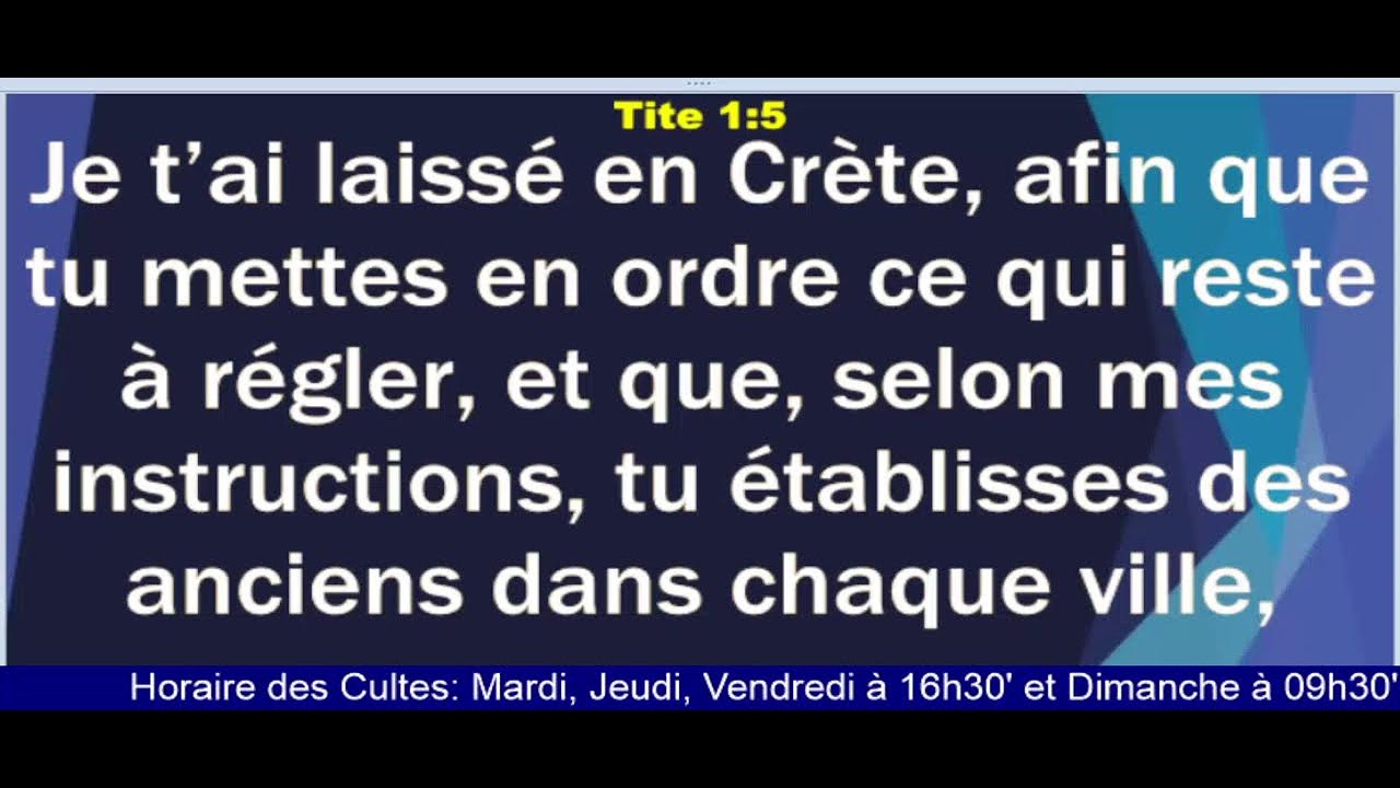 VENDREDI 30 Janvier 2026 Frère TSIMBA TSASA Joseph