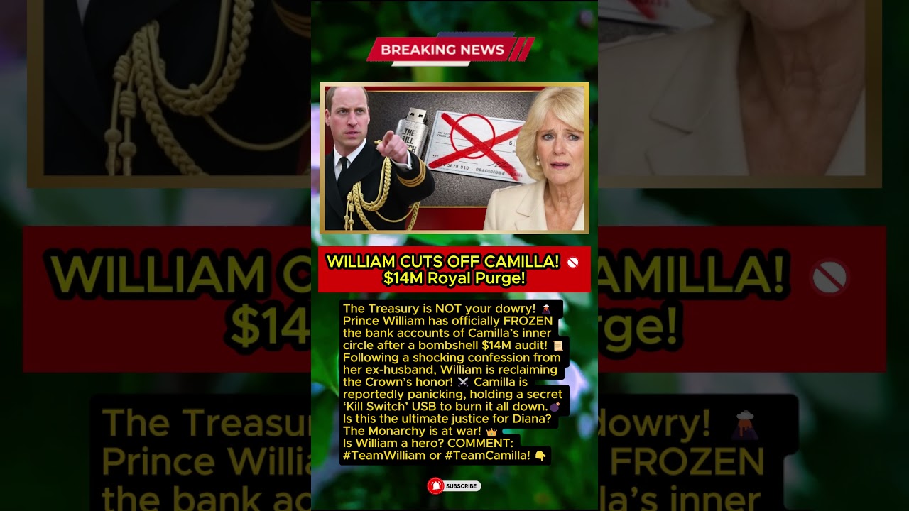 THE PURGE! 🚫 William Cuts Off Camilla&rsquo;s Family After $14M Scandal Exposed!
