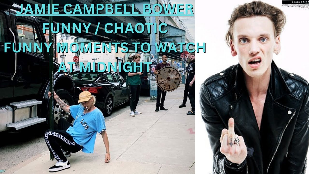 Jamie Campbell Bower funny and chaotic moments to watch at midnight