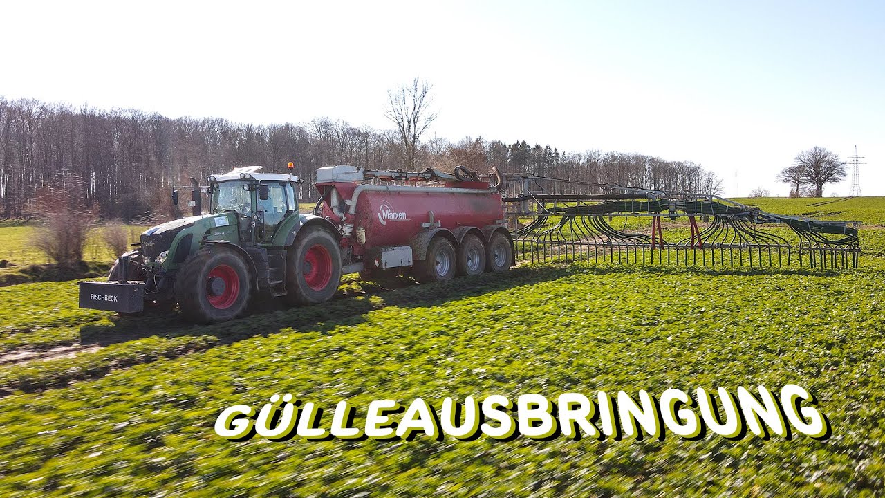 Die Pflanzen brauchen Nährstoffe! - Gülleausbringung beim Lu Fischbeck