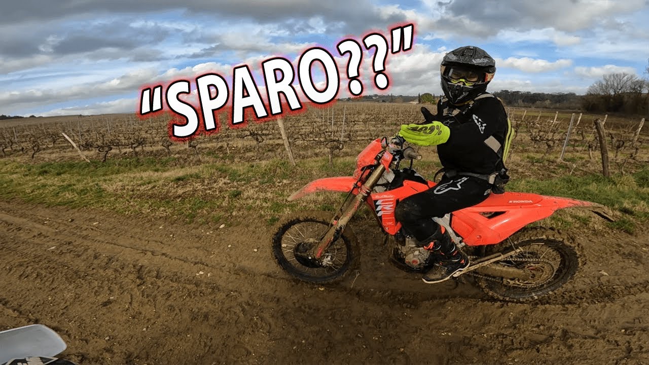 SPARO 300 2t vs 250 4t - IGNORANZA ENDURISTICA - Husqvarna te 300 + crf 250