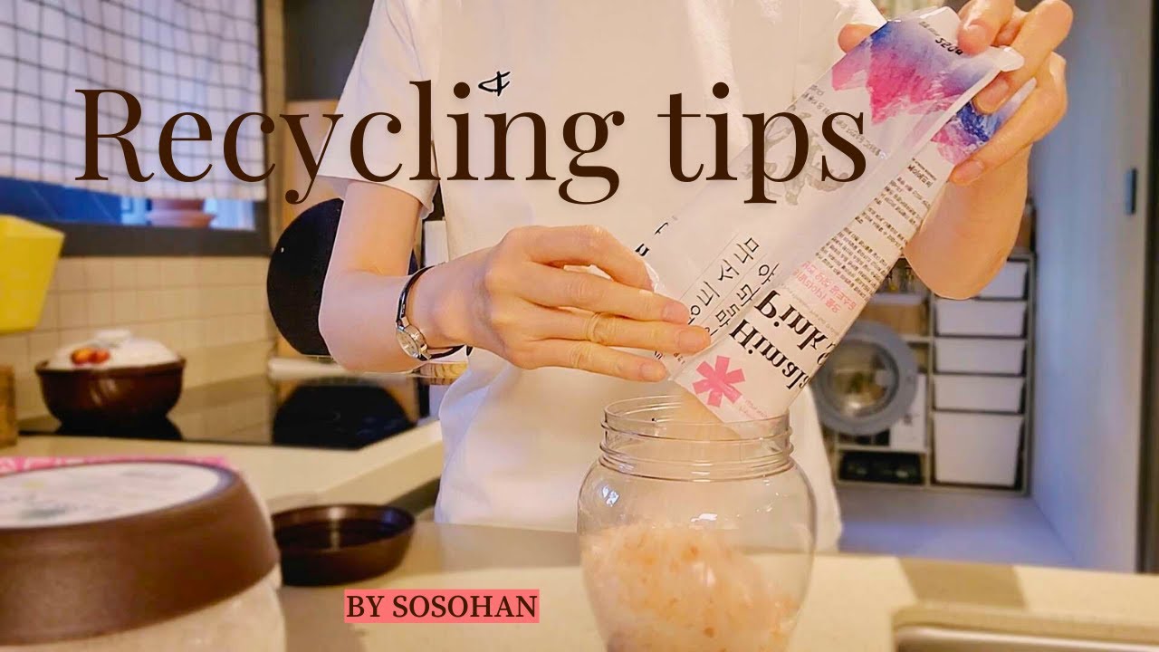 💡 깔끔한 재활용 수납정리 꿀팁 | 제로웨이스트 살림팁 | 옷장,싱크대 하부장 세팅 完  #recycle ♻️