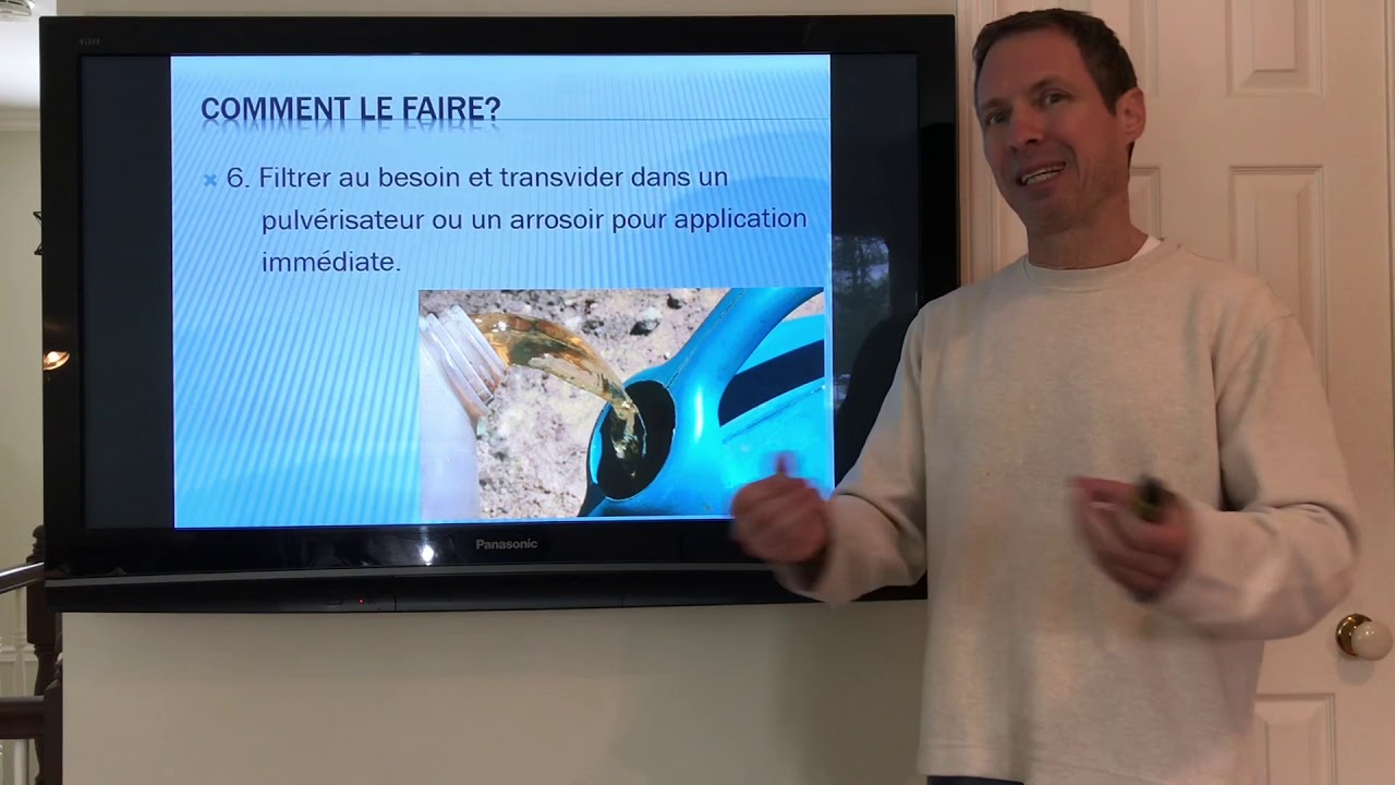 Le thé de compost (5e partie Leçon 25)