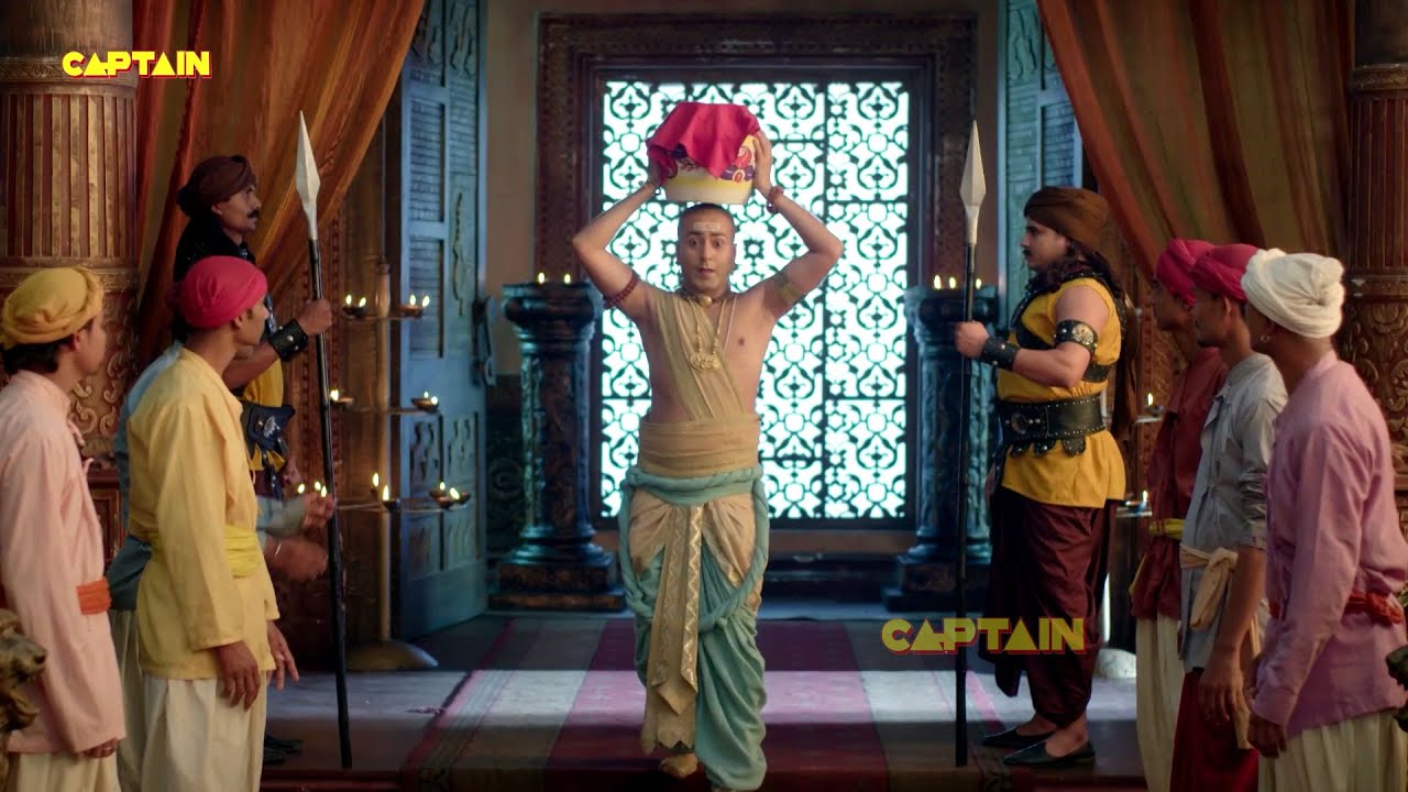 पंडित रामा कृष्ण लाये बुद्धि से भरा मटका - तेनाली रामा - EP - 93, 94, 95, 96