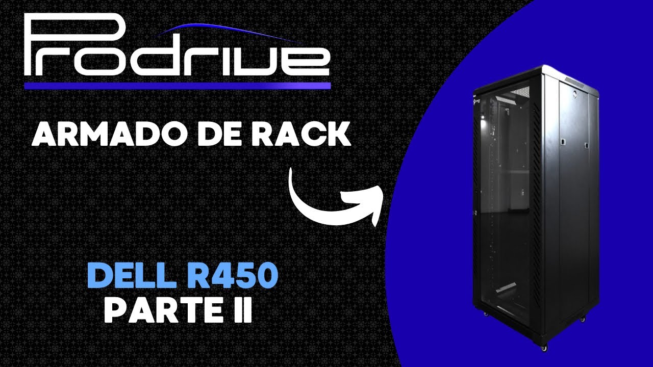 Server Dell R450 Parte II Armado de Rack, montaje, instalación de servidor, UPS, guias y cableado.