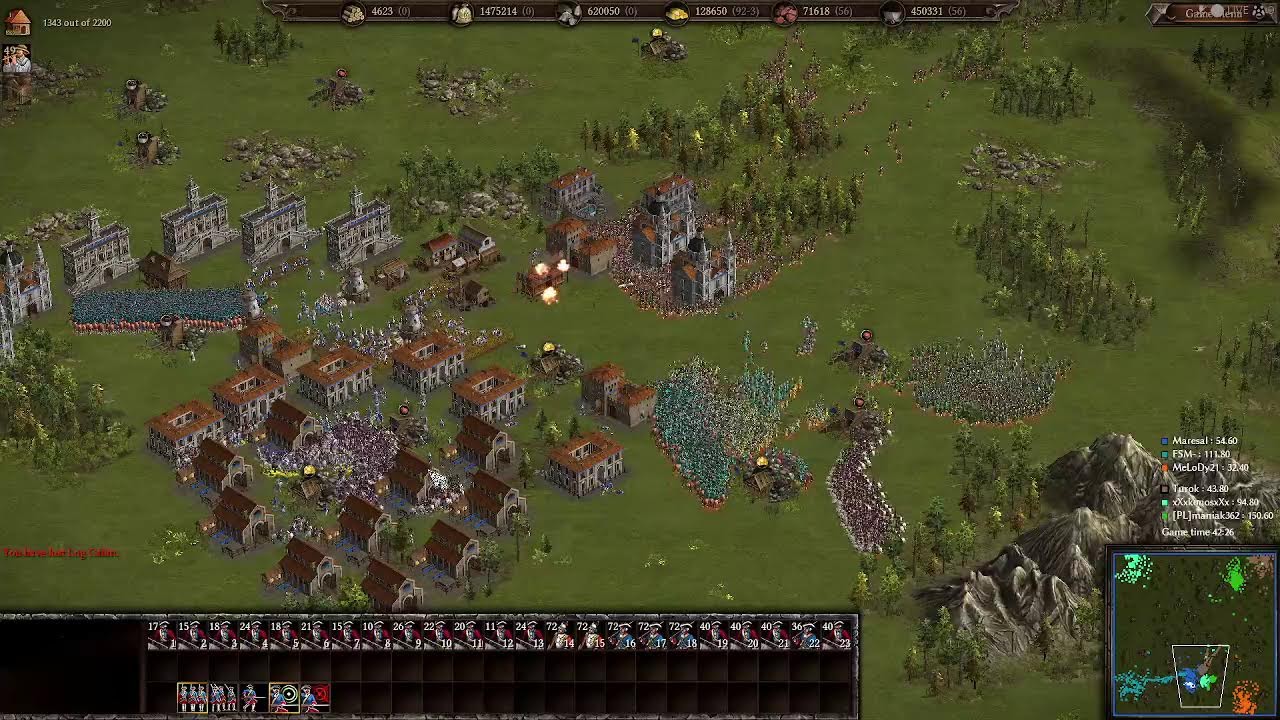 Cossacks 3 live Maresal FSM Melody vs Turok Maniak Konos