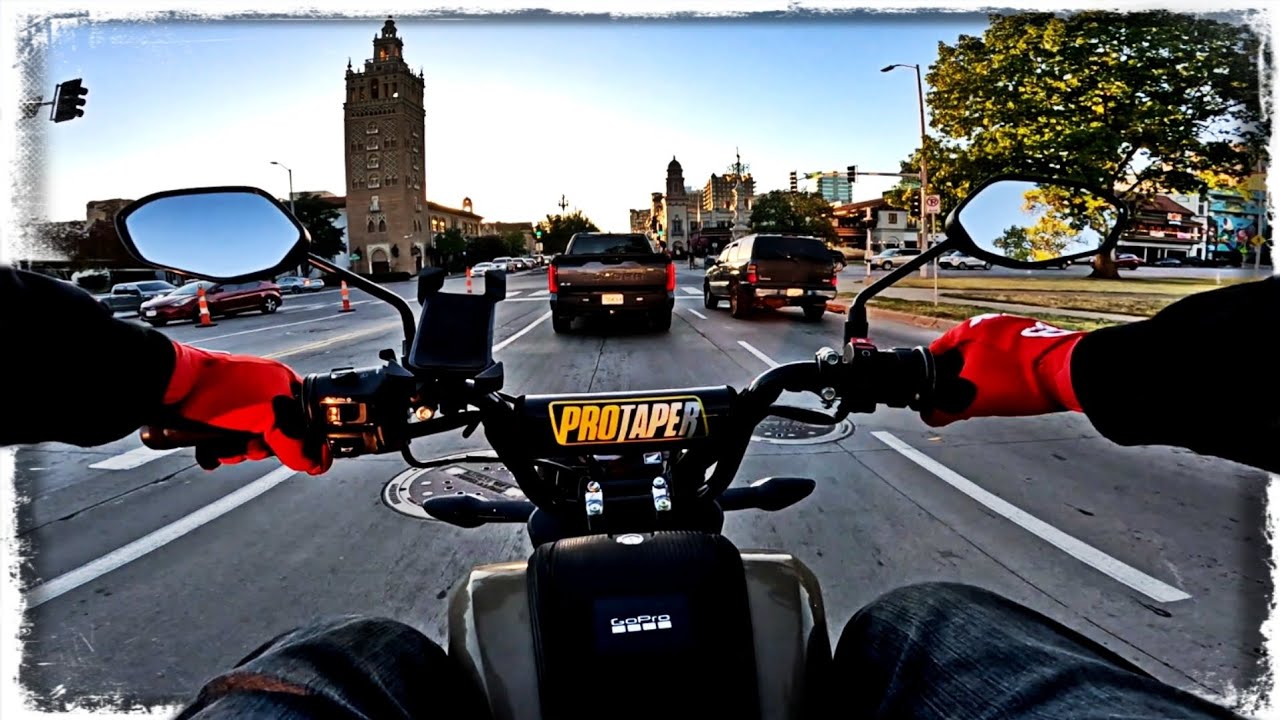 Honda Navi POV Ride- Motorcycle ASMR- Country Club Plaza KC- GoPro 11 Superview