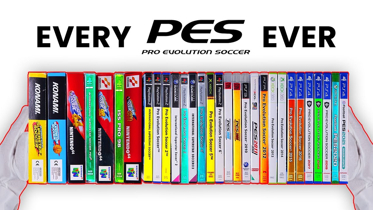 Unboxing Every PES Game Ever (1996-2023)