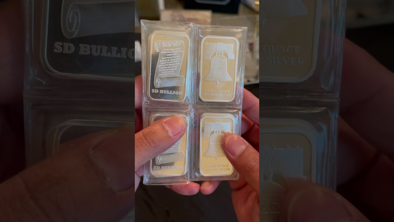 Sd bullion deals buying on the dips!! #silverstacking #silverbar #goldbar #goldstacking #unboxing