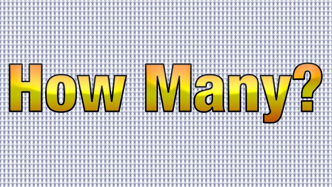 How Many? - A Social Action Animation