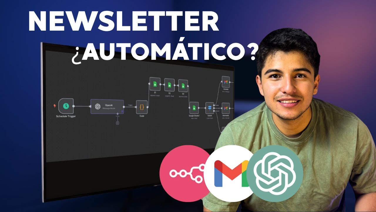 🚀 Automatiza tu Newsletter en n8n: Creacion de correos + Segmentación  + Envíos, paso a paso